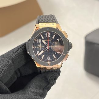 Hublot Big Bang Chronograph 341.PB.131.RX Rose Gold & Black Ceramic Men’s Watch