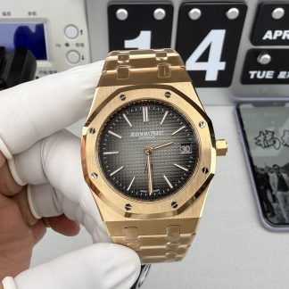 Audemars Piguet Royal Oak Full Gold Smoked Grey