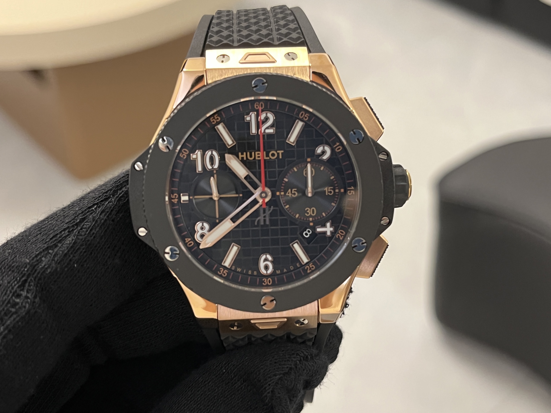 Hublot Big Bang Chronograph 341.PB.131.RX Rose Gold & Black Ceramic Men’s Watch - Image 2
