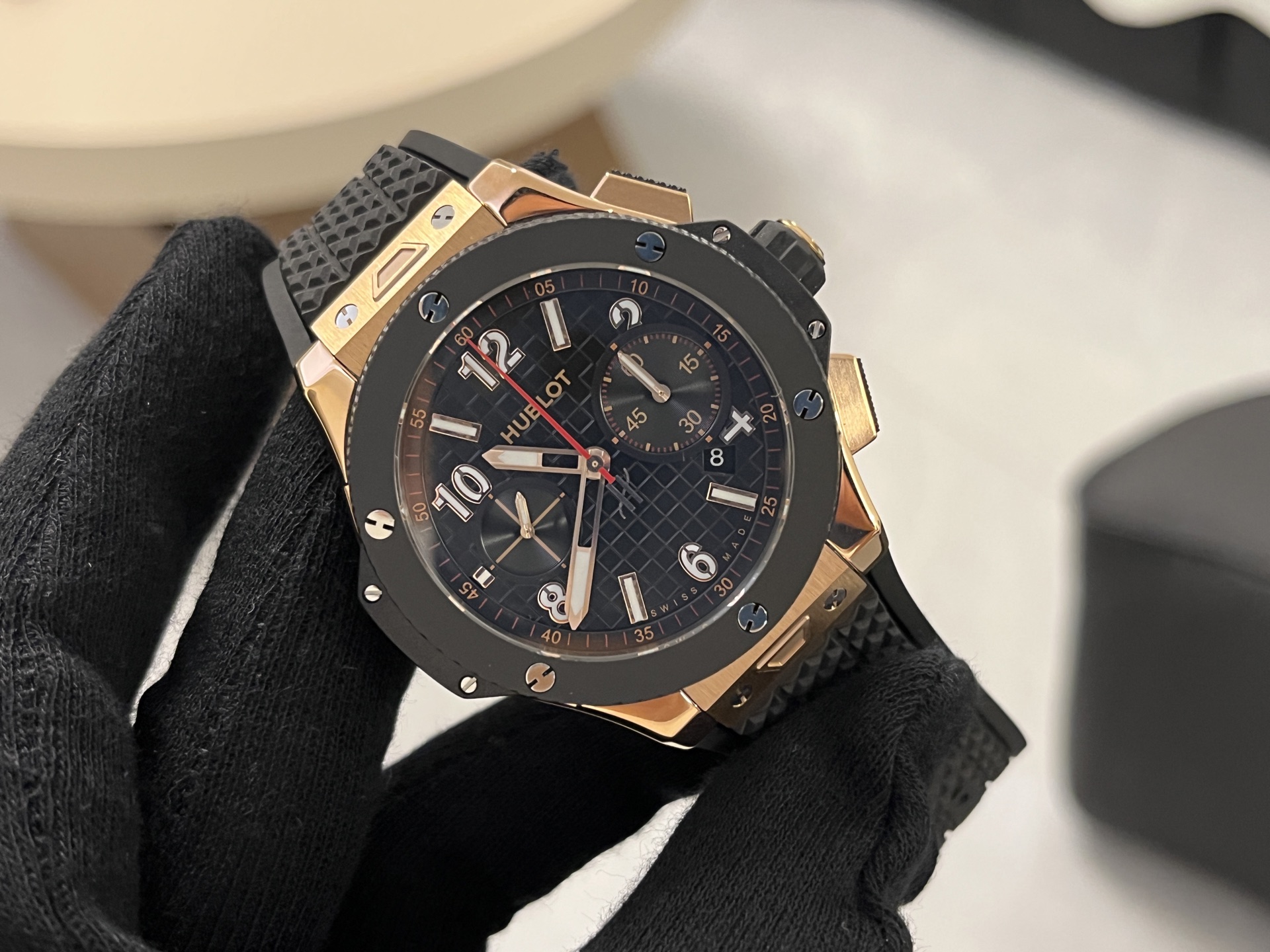 Hublot Big Bang Chronograph 341.PB.131.RX Rose Gold & Black Ceramic Men’s Watch - Image 3