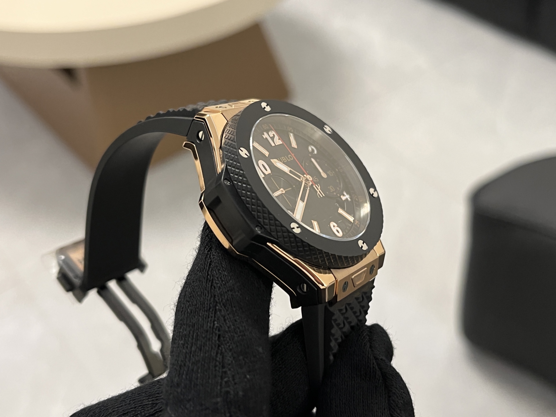 Hublot Big Bang Chronograph 341.PB.131.RX Rose Gold & Black Ceramic Men’s Watch - Image 5