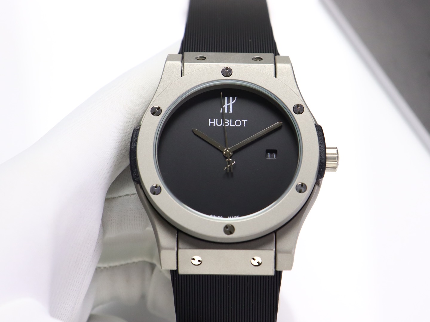 Hublot Classic Fusion Titanium Black Dial Watch