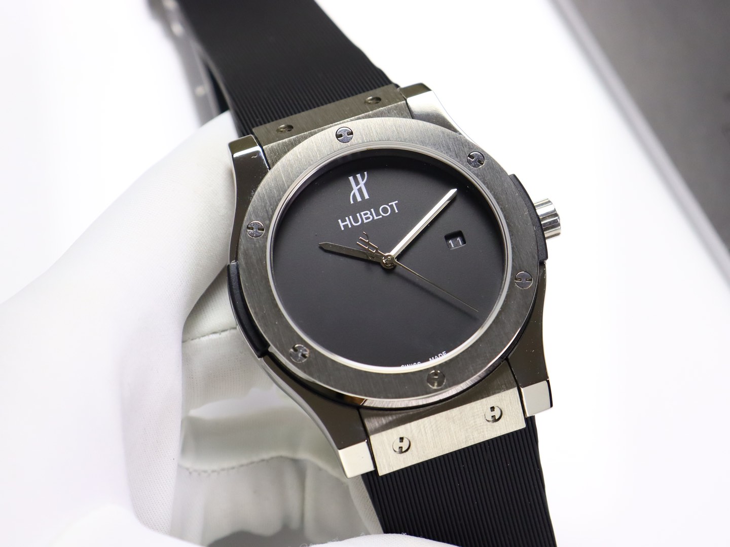 Hublot Classic Fusion Titanium Black Dial Watch - Image 2