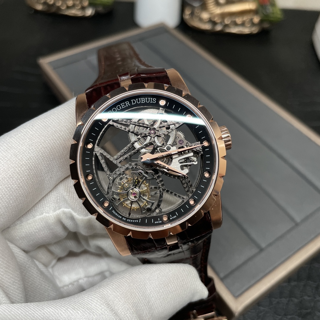 Roger Dubuis Excalibur RDDBEX0393 – 42mm 18K Gold Skeleton Tourbillon - Image 4
