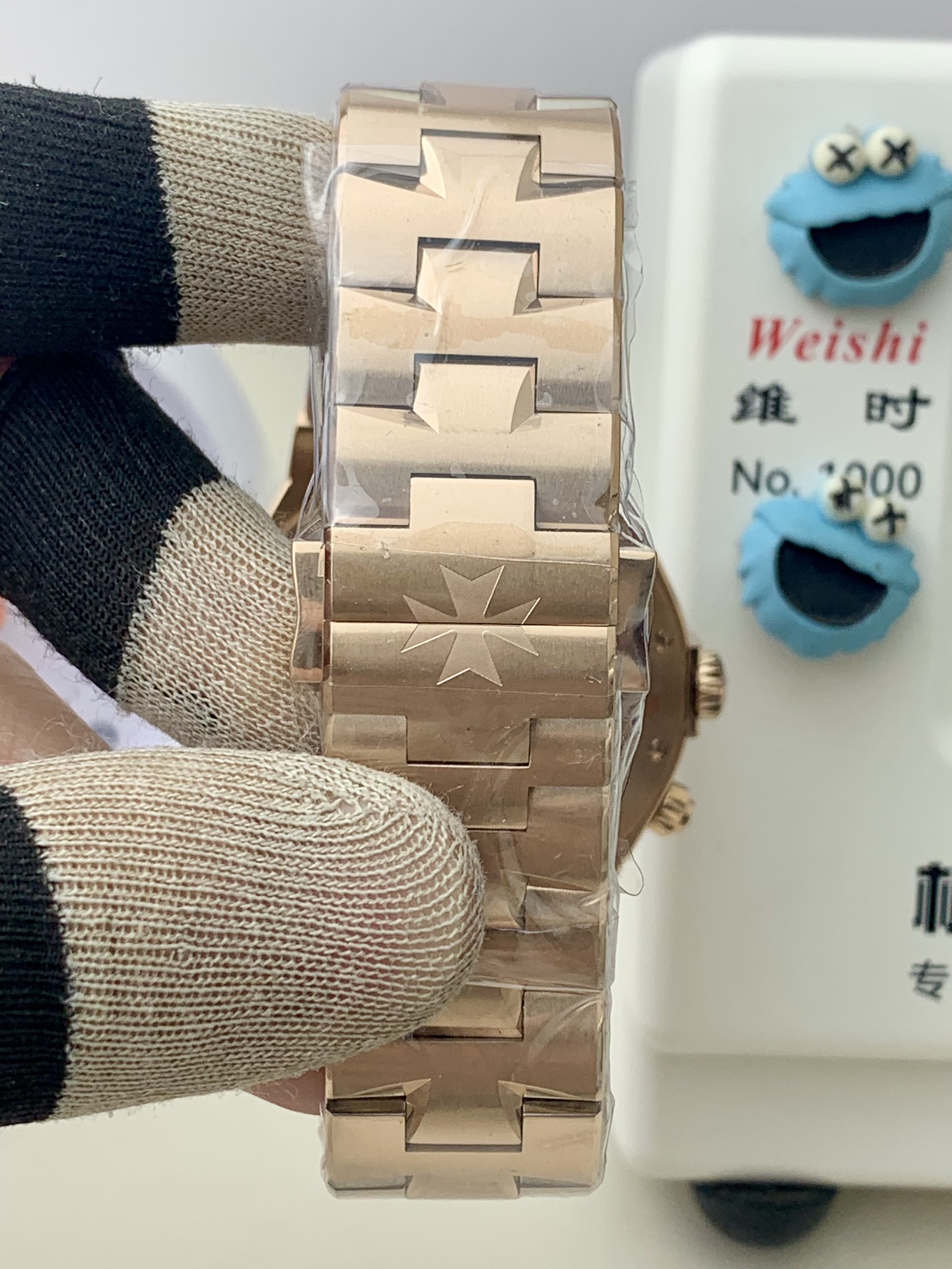 Vacheron Constantin Overseas 47450 Dual Time Automatic Men’s Watch, 42mm, 18K Rose Gold, Silver Dial - Image 5