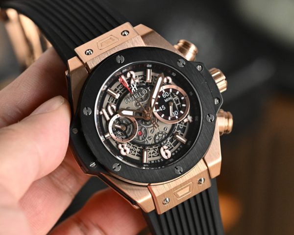 Hublot Big Bang Unico Rose Gold Skeleton Chronograph