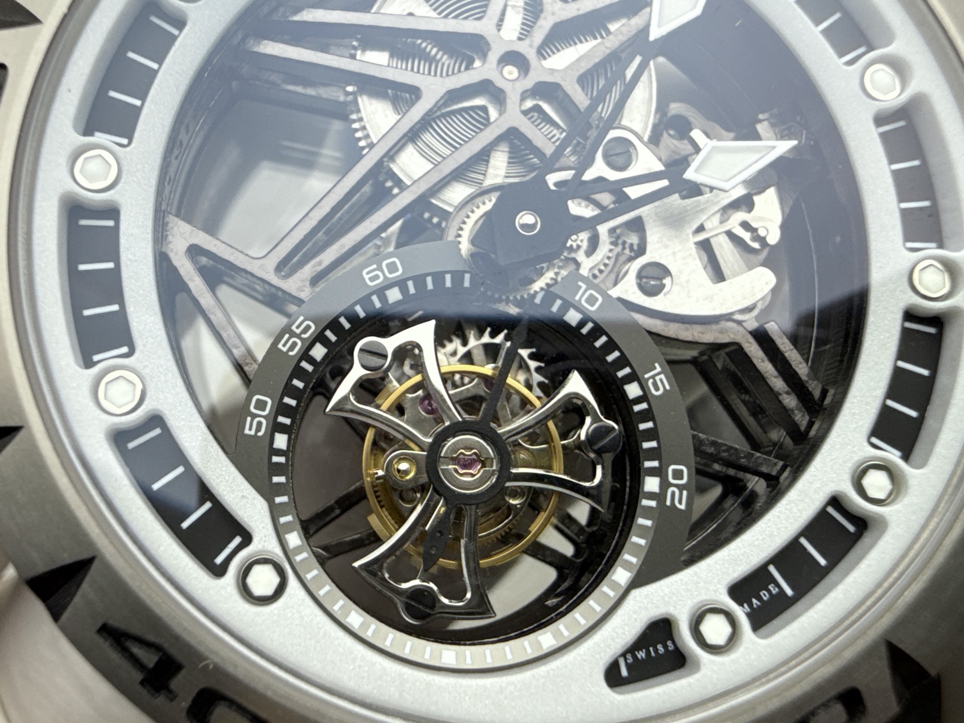 Roger Dubuis Excalibur Spider RDDBEX0545 Skeleton Flying Tourbillon Titanium - Image 4