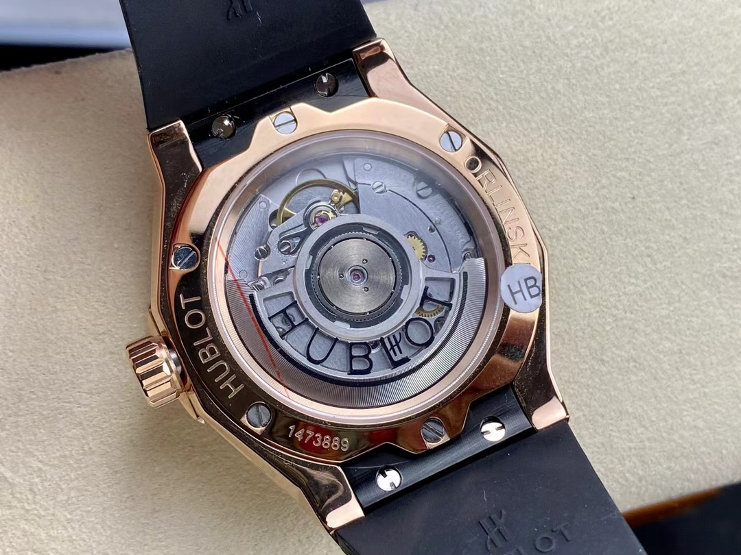 Hublot Classic Fusion Orlinski Rose Gold Full Pave Diamonds - Image 6