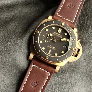 Panerai Submersible PAM00968 Bronze Automatic Men’s Watch, 47mm, Brown Dial, 300m Water Resistance