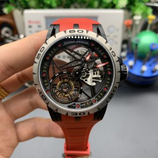 Roger Dubuis Excalibur Spider RDDBEX0549 Skeleton Flying Tourbillon Titanium
