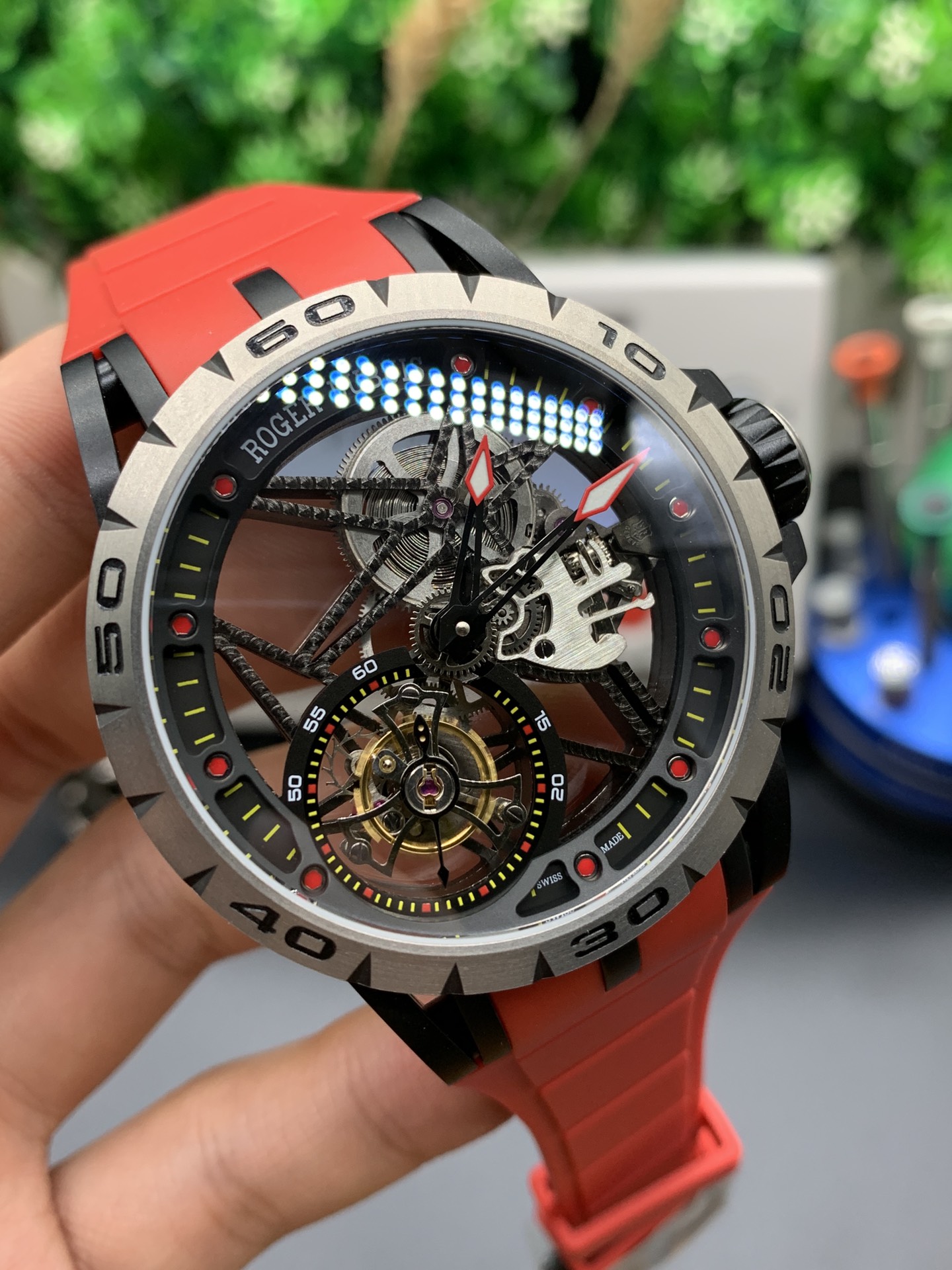 Roger Dubuis Excalibur Spider RDDBEX0549 Skeleton Flying Tourbillon Titanium - Image 2