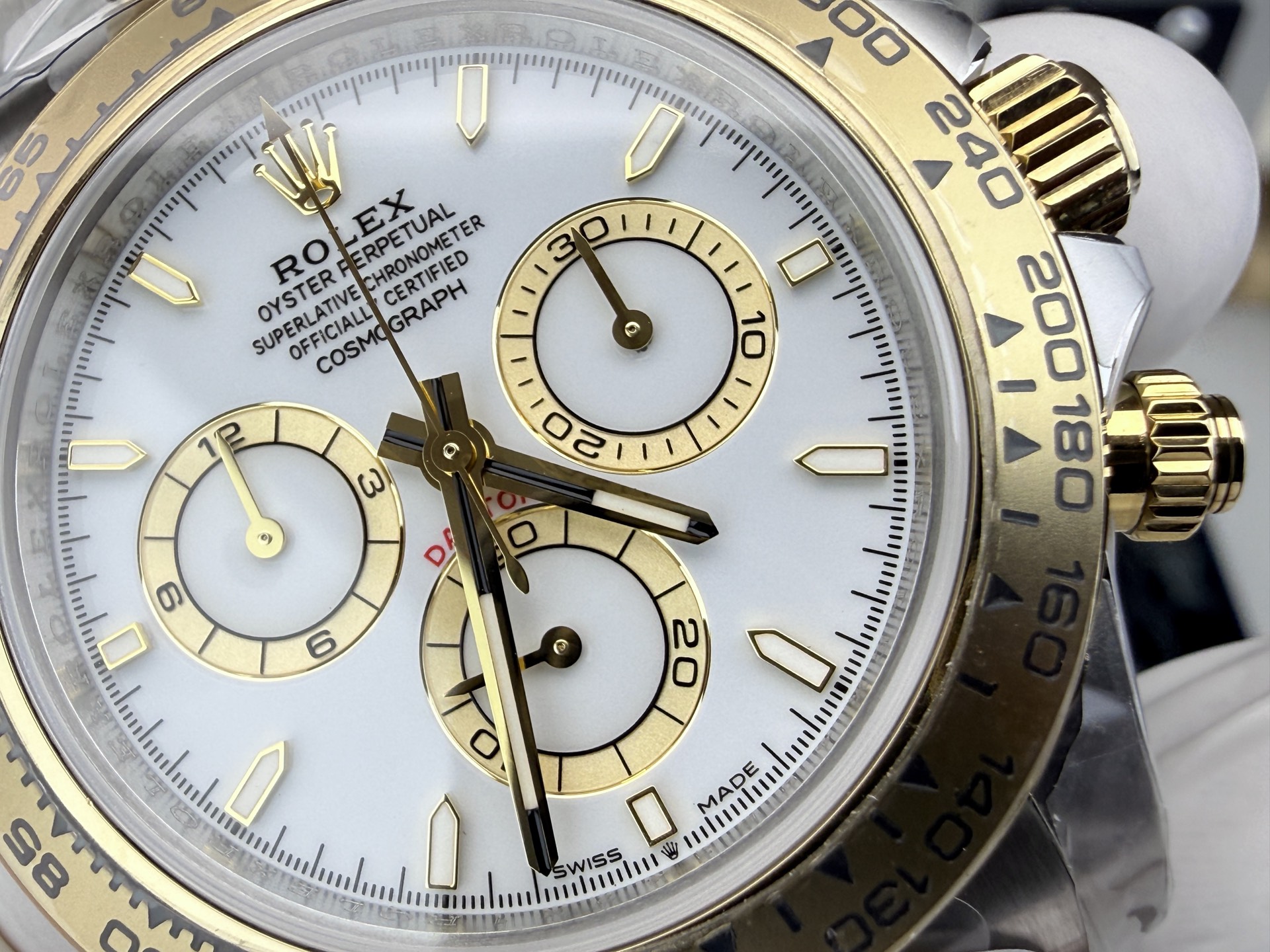 Rolex Cosmograph Daytona Two-Tone White Dial Watch - Image 5